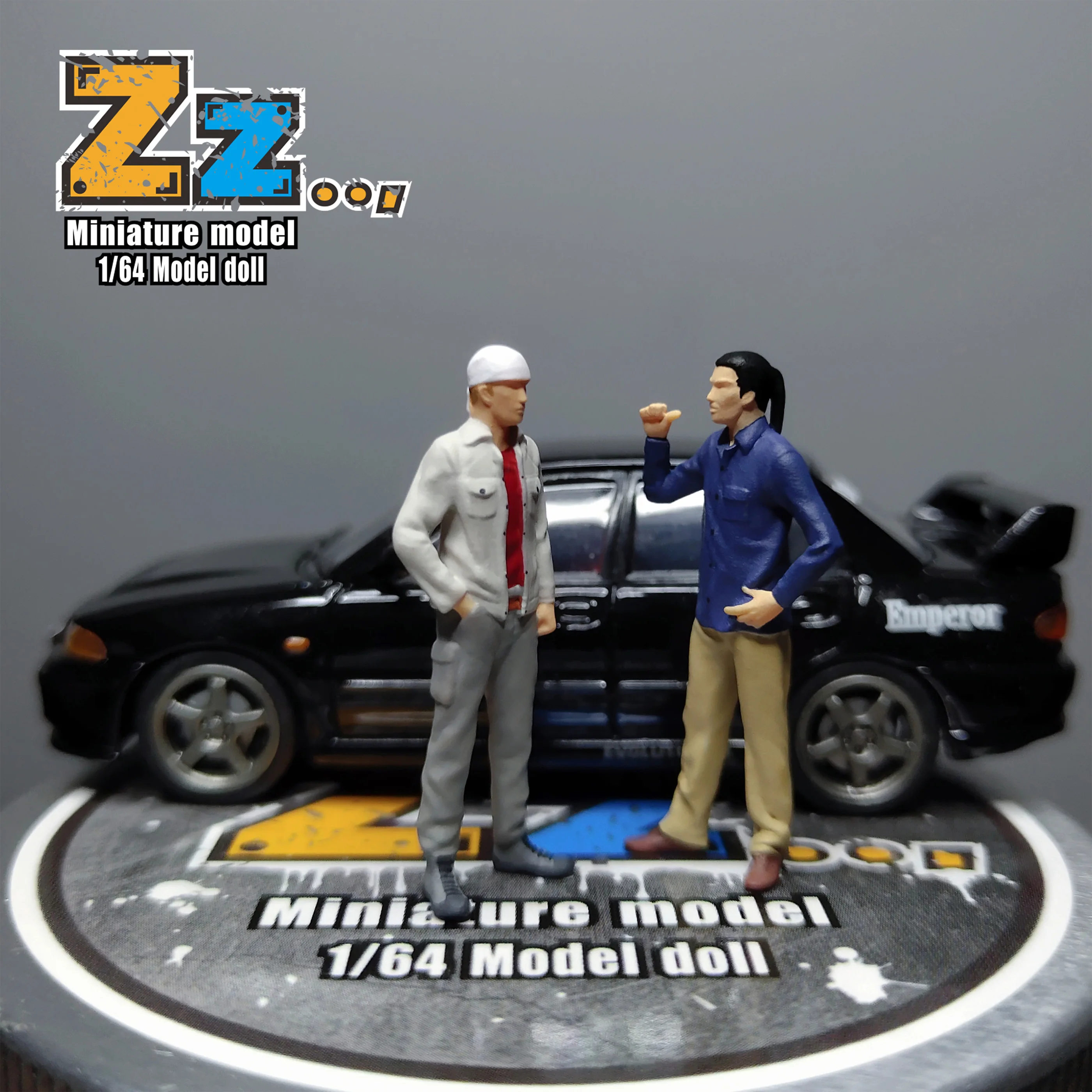 

Zz Studio Diorama 1/64 Scale Figurines Model Sudō Kyōichi Iwaki Seiji Collection Miniature Hand-painted