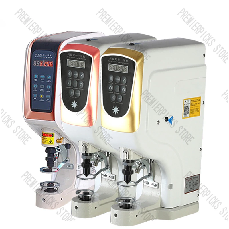 Punching Machine Automatic Big White Four Button  Electric Computer Stapling  Air Hole  