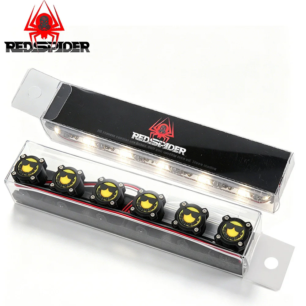 RS Dachleuchten Geisterkopf-Lampe Smiley-Gesichts-Licht für 1/10 1/8 RC Modellauto Crawler Modifikationszubehör – Detail 13