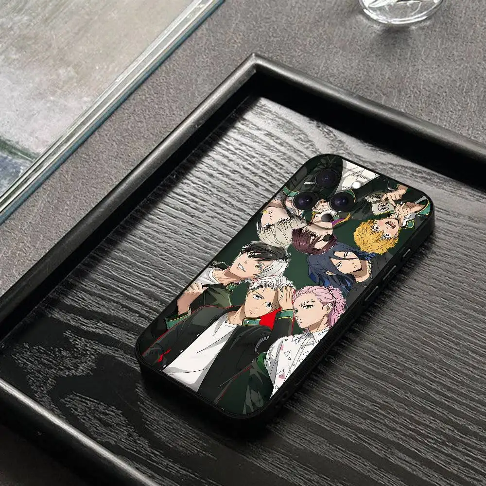 Anime Wind Breaker Sakura Phone Case Black Shell For IPhone 17/16/15/13/14 Pro Max/ 11Plus/X/Xr/Xs Max/12mini Compatible Models