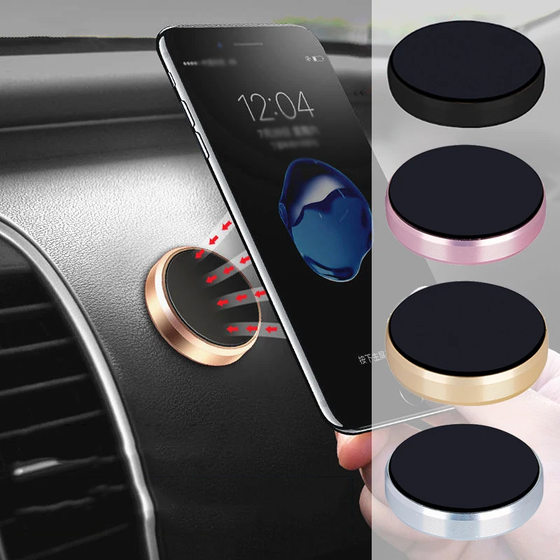 Universal Magnetic Car Phone Holder Dashboard Mobile Phone Stand GPS Magnet Mount Phone Bracket For Car Auto Interior Accessory