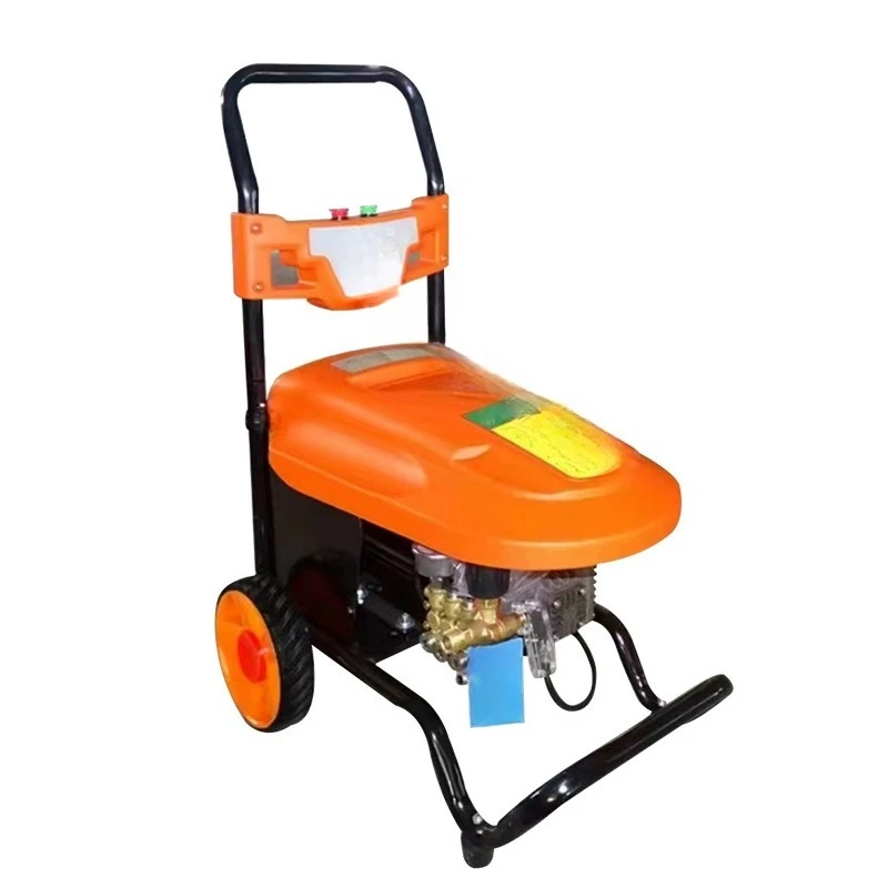 

High pressure washer 220V Commercial hand push portable car wash bot manipulation car pump 380V
