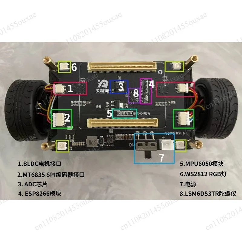 FPGA-based FOC balance car, support PC WIFI wireless parameter tuning + control