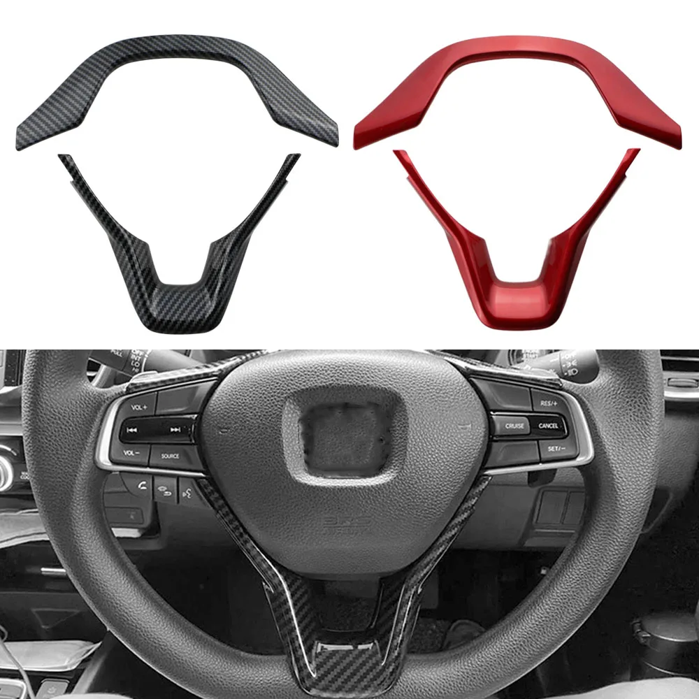 

For Honda City 2020 - 2022 Accord10th INSIGHT 2019-2022 Steering Wheel Panel Sticker Decoration Cover Trim Interior Accessories