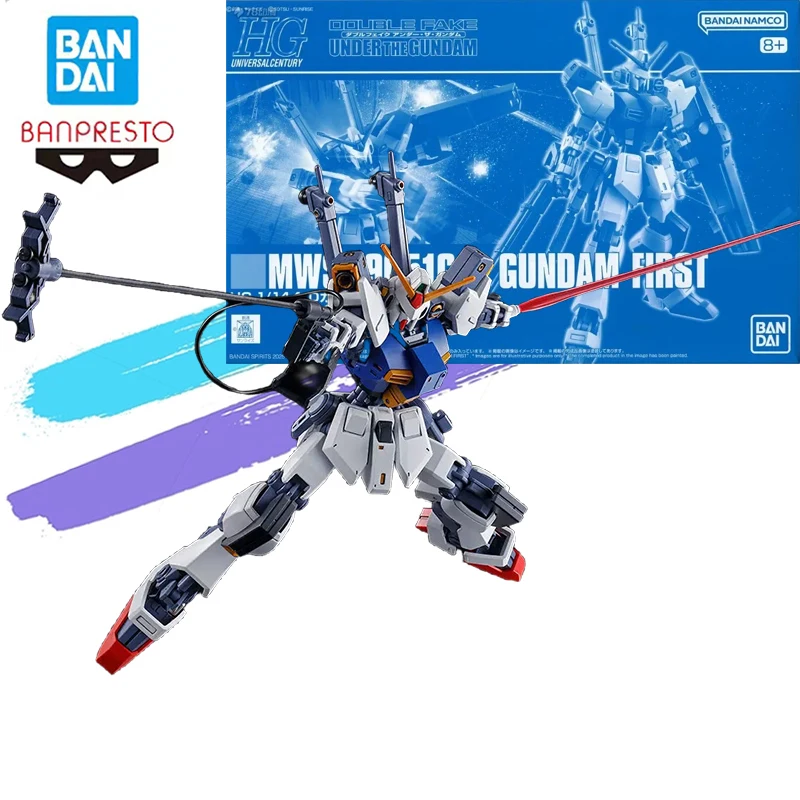 

Совершенно новый и неоткрытый мобильный костюм Bandai Banpresto Gundam Double Fake Mws 19051G D Gundam Unit 1, украшение, экшн-фигурка, игрушка