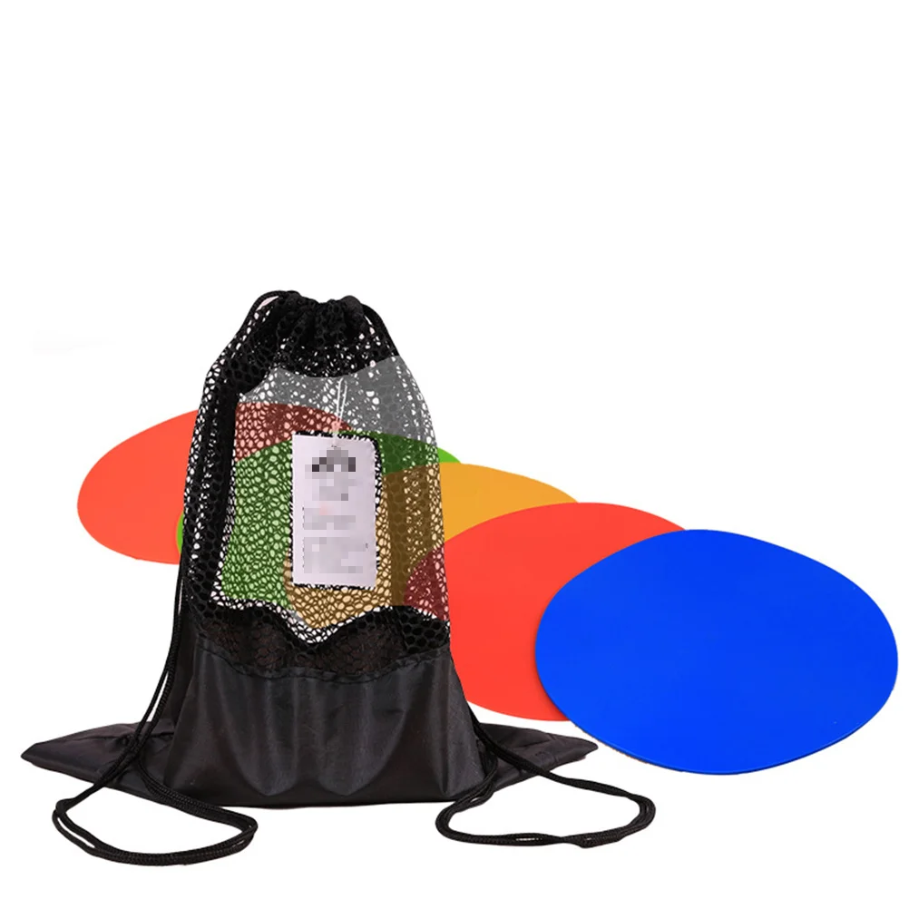 

6Pcs Soccer Marker Disc Durable Tpe Material 23cm Diameter Colorful Round Spot Markers for Football Agility Training Drill