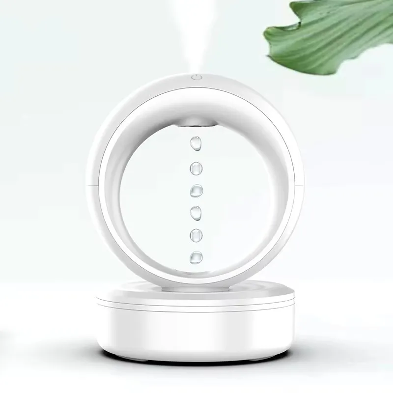 680Ml Anti-Gravity Droplet Diffuser Droplet Return Usb Small Steam Air Humidifier