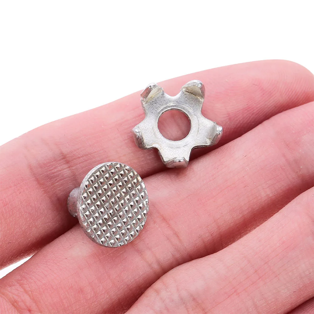 100 szt. Nakładki na buty antypoślizgowe z 5 zębami, zapewniające trakcję na lodzie, do chodzenia zimą, wspinaczki na świeżym powietrzu, pieszych wędrówek, antypoślizgowe nakładki na buty do wspinaczki górskiej.