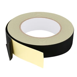 Ruban adhésif simple en tissu acétate noir, résistant aux hautes températures, pour réparation de téléphones électriques et LCD, 30M/1 pièce