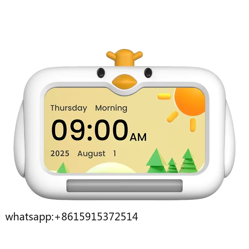 

TLCRETE Smart Quartz Electronic Alarm Clock with Snooze Function Kids' Cartoon Cross-Border Flip Calendar for Living Room