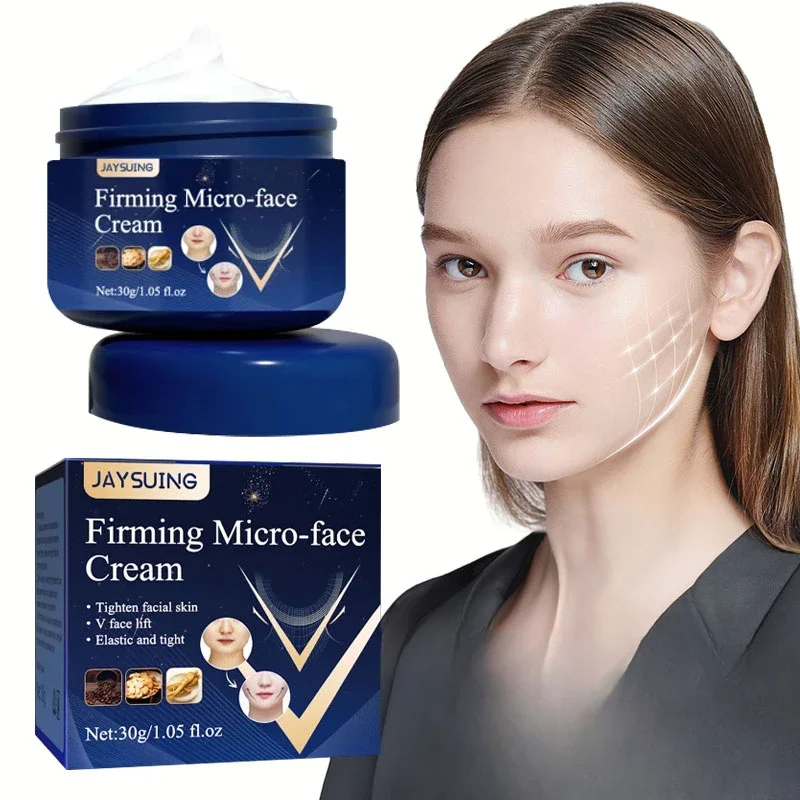 Firming Micro-face Cream Face Lift Cream V-Shape Slimming Tighten Removal Double Chin Masseter Muscle Moisturizing Products