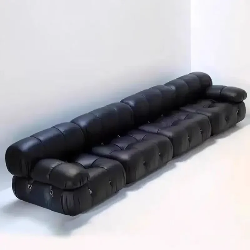 Entertainment Armrest Minimalistic Sofa Water Proof Nordic Bed Puffs Sofas Living Room Lazy Comfortable Divano Trendy Furniture