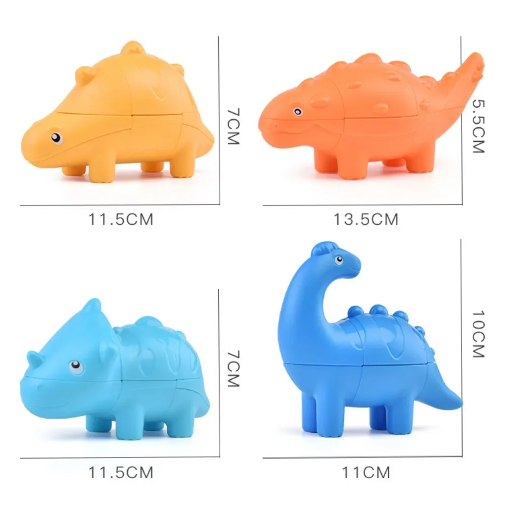 Cubo de Velocidade de Dinossauro Mágico, Criativo T-Rex Cubo Animal, Brinquedos Educativos de Aprendizagem Profissional para Crianças, 2x2x3