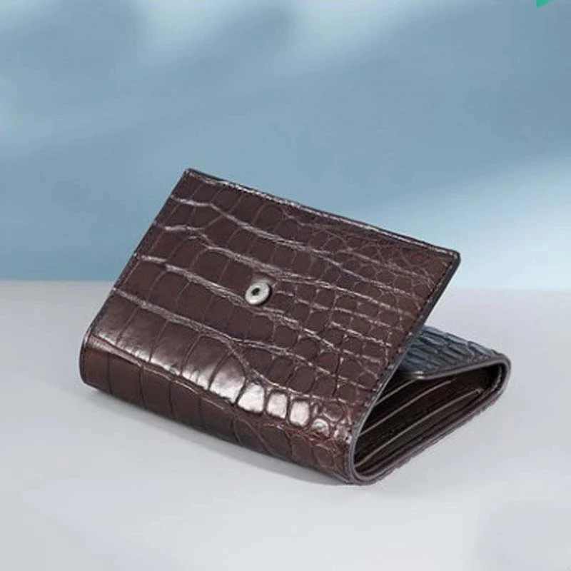 afanzhe Thailand crocodile  men wallet Brief  male wallet business men wallet fashion Men purse men wallet