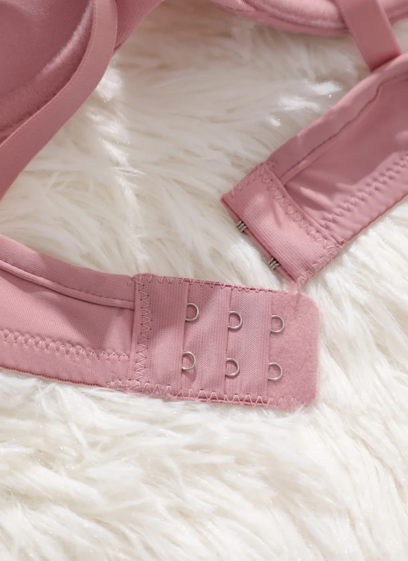 Neue sexy nahtlose BHs für Damen, Push-Up-BH mit verstellbaren Trägern, 5 einfarbige Farben, 3/4-Cup-Bralette für Damen in Übergröße 34-42B – Detail 9