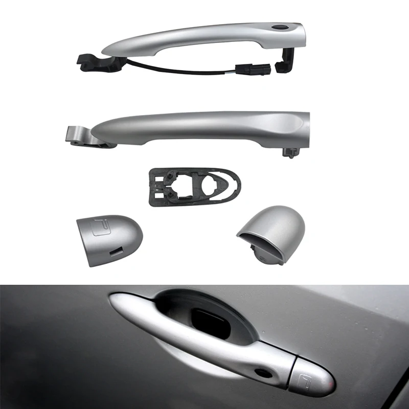 

Exterior Door Handle With Sensor Chrome Color 806B08422R For Fluence Megane Black Color outside Door Open Handle