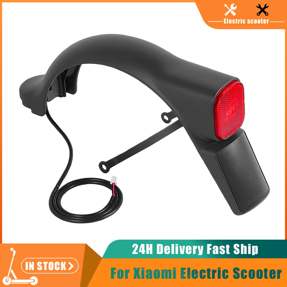 

Заднее крыло в сборе для электросамоката Xiaomi 4 GO, брызговик с тормозными и задними фонарями, аксессуары и запчасти