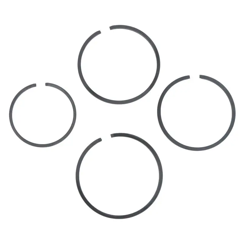 2Pcs Durable Carbon Steel Piston Rings High Wear Resistance Chainsaws Trimmers Pruning Machines Repair Garden Tools No Break