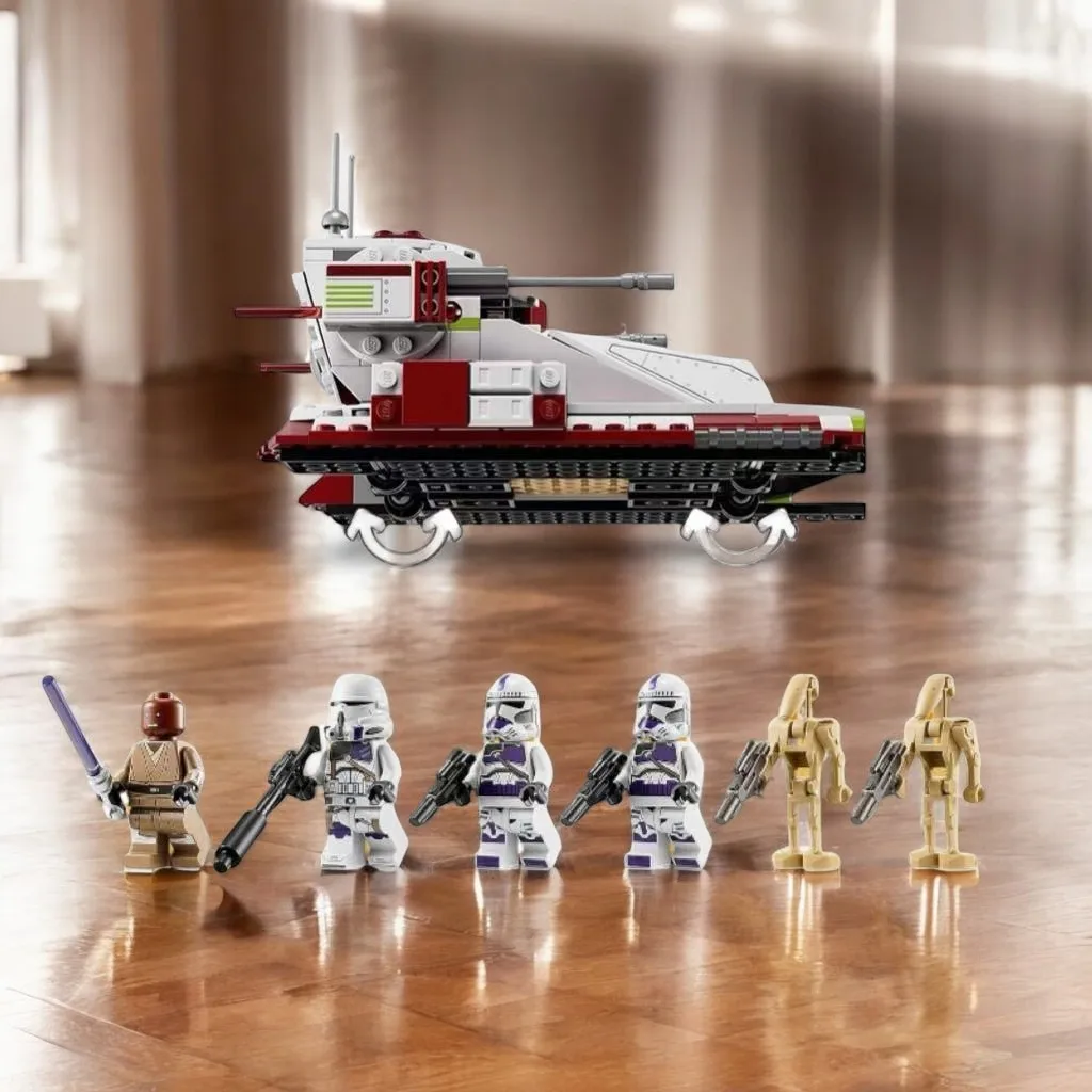 Star Wars Republic Fighter Tank,75342 LEGO ini adalah hadiah yang sangat bagus untuk anak laki-laki dan perempuan usia 7 tahun ke atas