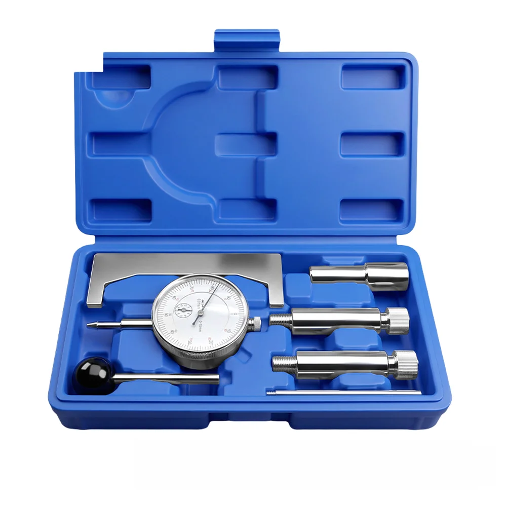 7 Piece Fuel Injection Pump Timing Tool Kit For Turbo Diesel Engine Static Adjustment Precision Measurement Hand Tool Set