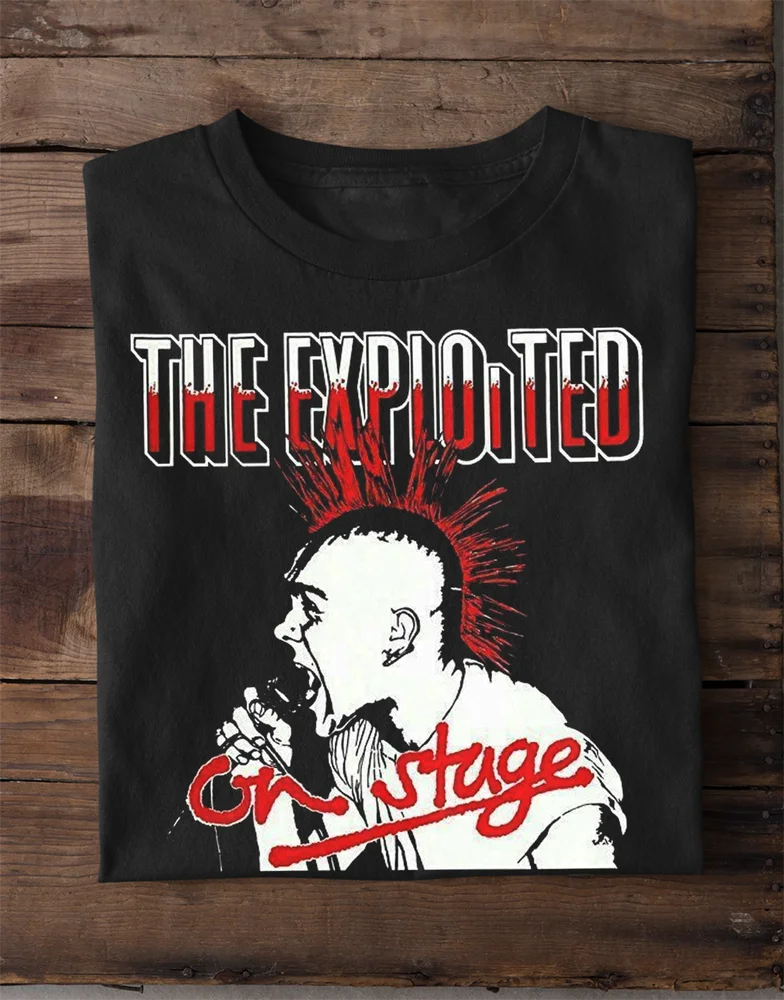 Rare New The Exploited In The 80s Black Men T Shirt Gift Fans