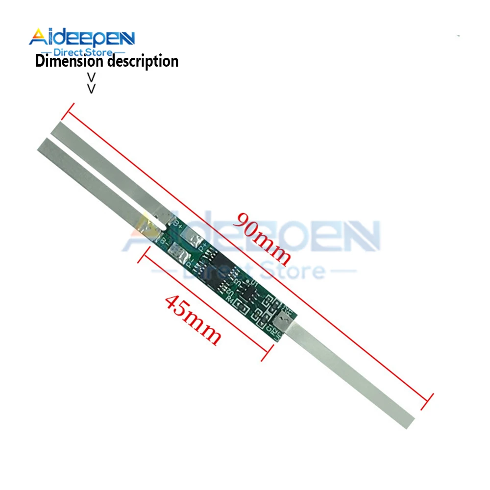 10Pcs 18650 7.4V 2A 3A 4.5A 6A 7.5A 9A Lithium Battery Short Circuit Treasure Charging Protection Board Module 2S Of 7.4VCurrent
