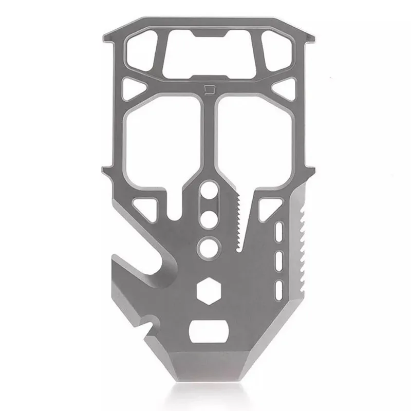 

Emergency equipment stainless steel EDC outdoor survival multifunctional tactical tool card holder wallet tool