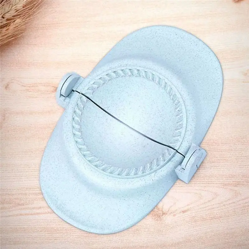NEW HOT In Stock-1 Set Dumpling Mold Set And Cutter Empanadas Press Mold Maker Set Handmade Dumpling Mould , Blue