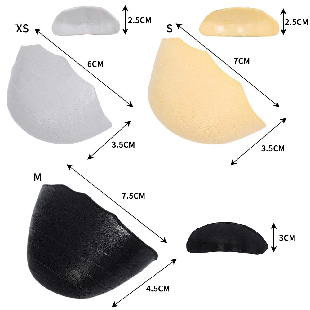 Anti SLIP ฟองน้ํา Forefoot ใส่แผ่นปรับขนาดรองเท้า Toe Pad Toe ด้านหน้าเบาะบรรเทาอาการปวด Protector ผู้หญิงส้นสูงของขวัญ
