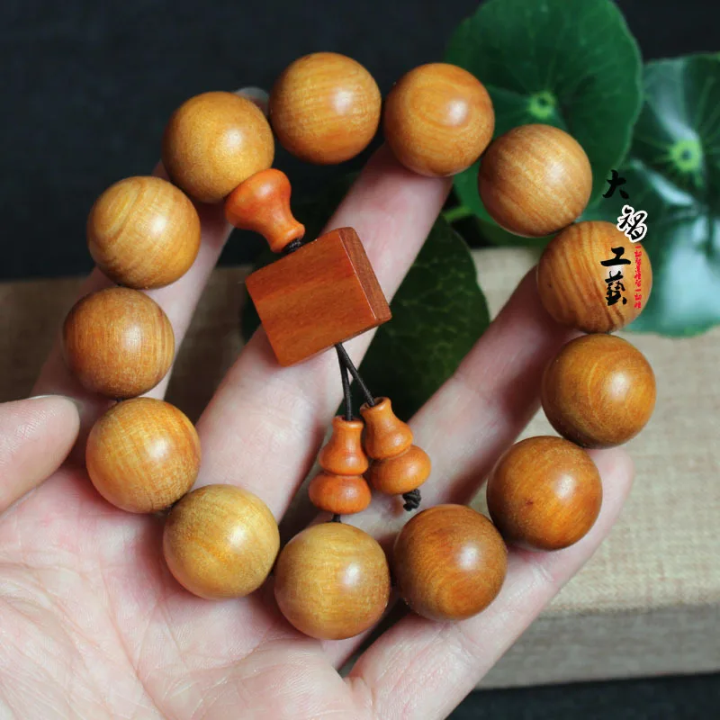 

Factory direct sales High Transparent Blood Dragon Wooden Bracelet Buddha Beads Natural Handmade Ice Penetration2.0 1.8Beads Who