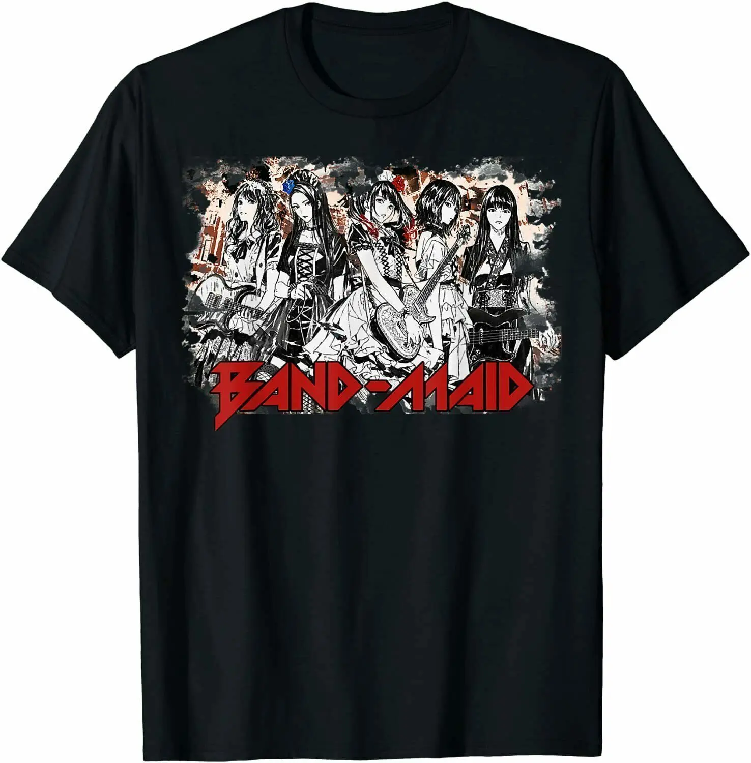 Band Maid Art Vintage Design Gift Idea Tee T-Shirt