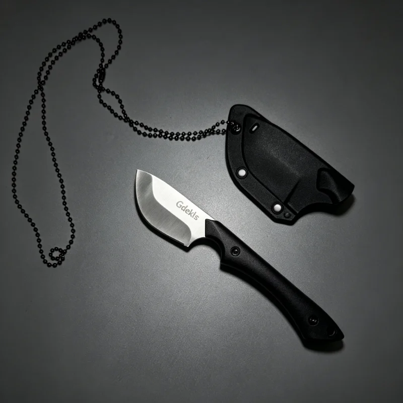 2026 New EDC knife, Outdoor small straight knife, with knife cover, camping, mountaineering, fishing tools, survival knife