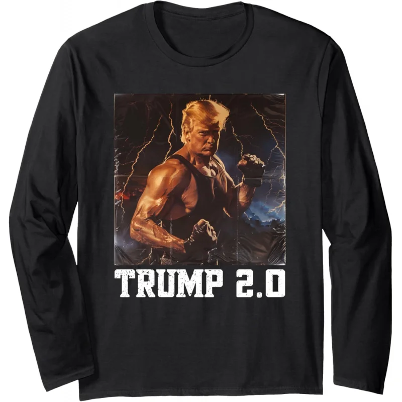 

2025 Masculine Trump2.0 Returns Greatest Comeback Long Sleeve T-Shirt