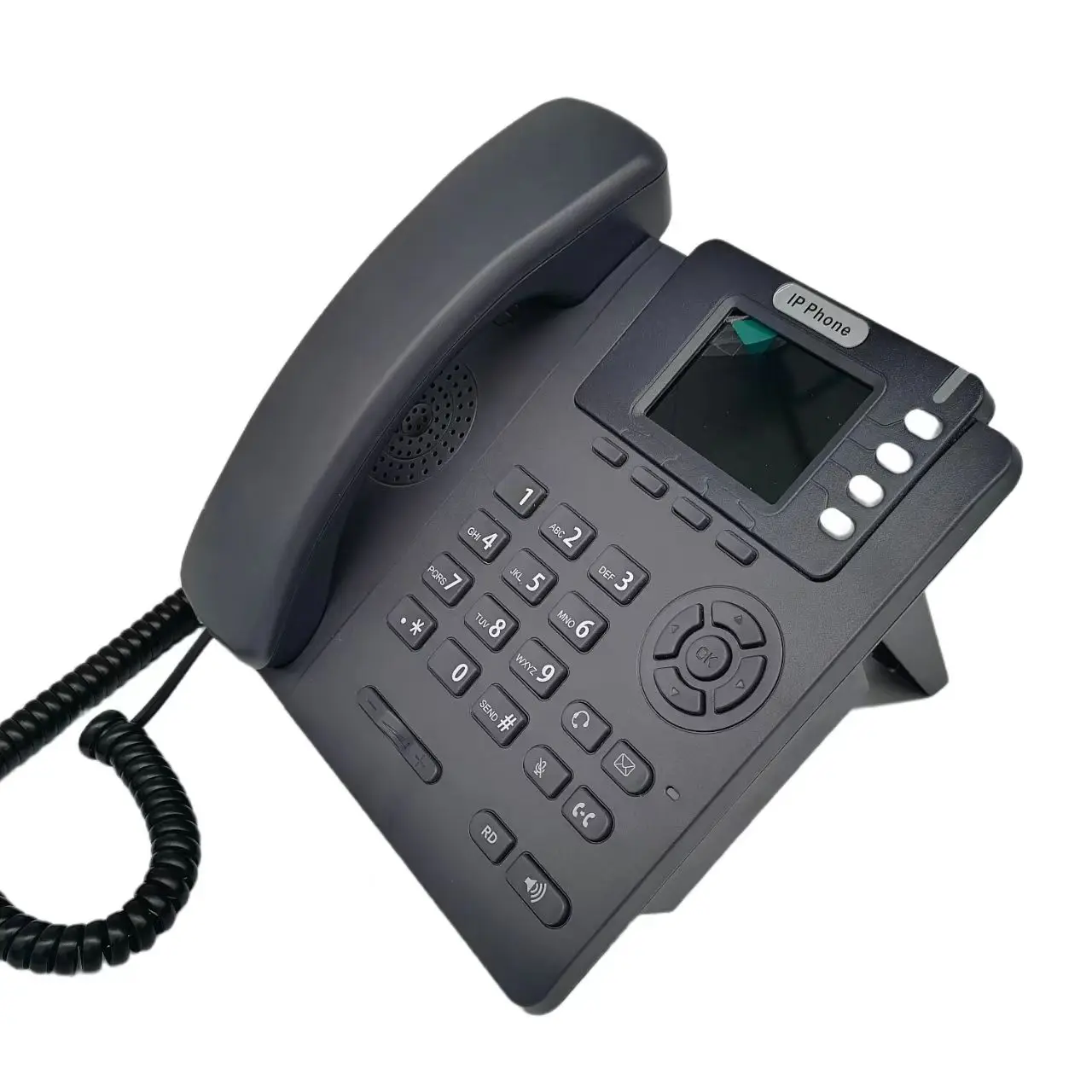 VoIP Phone with POE / SIP Phones 4 SIP lines / IP Desk Phones support Gigabit 1000M Ethernet for IP PBX Application