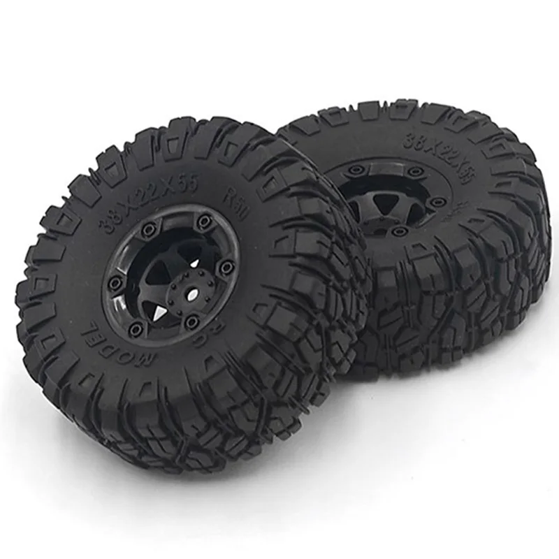 2Pcs Upgrade Large Tires For Wltoys 12428/12423 Feiyue 01/02/03/04/05 Q39 Q40 Q46 RC Car Spare Parts