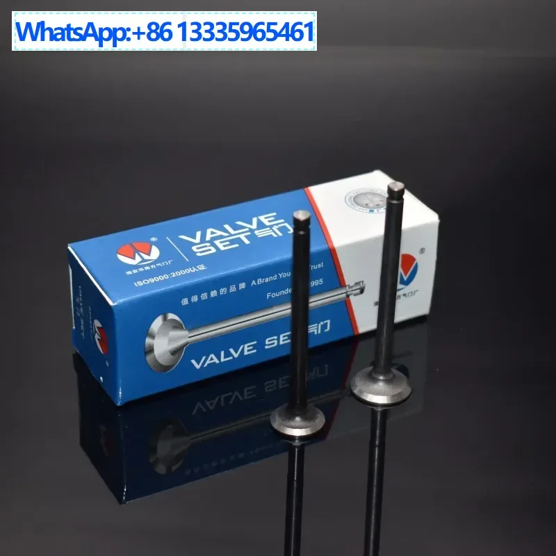 صمام سبيكة عالي الجودة لمحرك الدراجة النارية، صمام محرك الاحتراق الداخلي مناسب لـ GY6-80 رباعي الأشواط 50 69 طويل