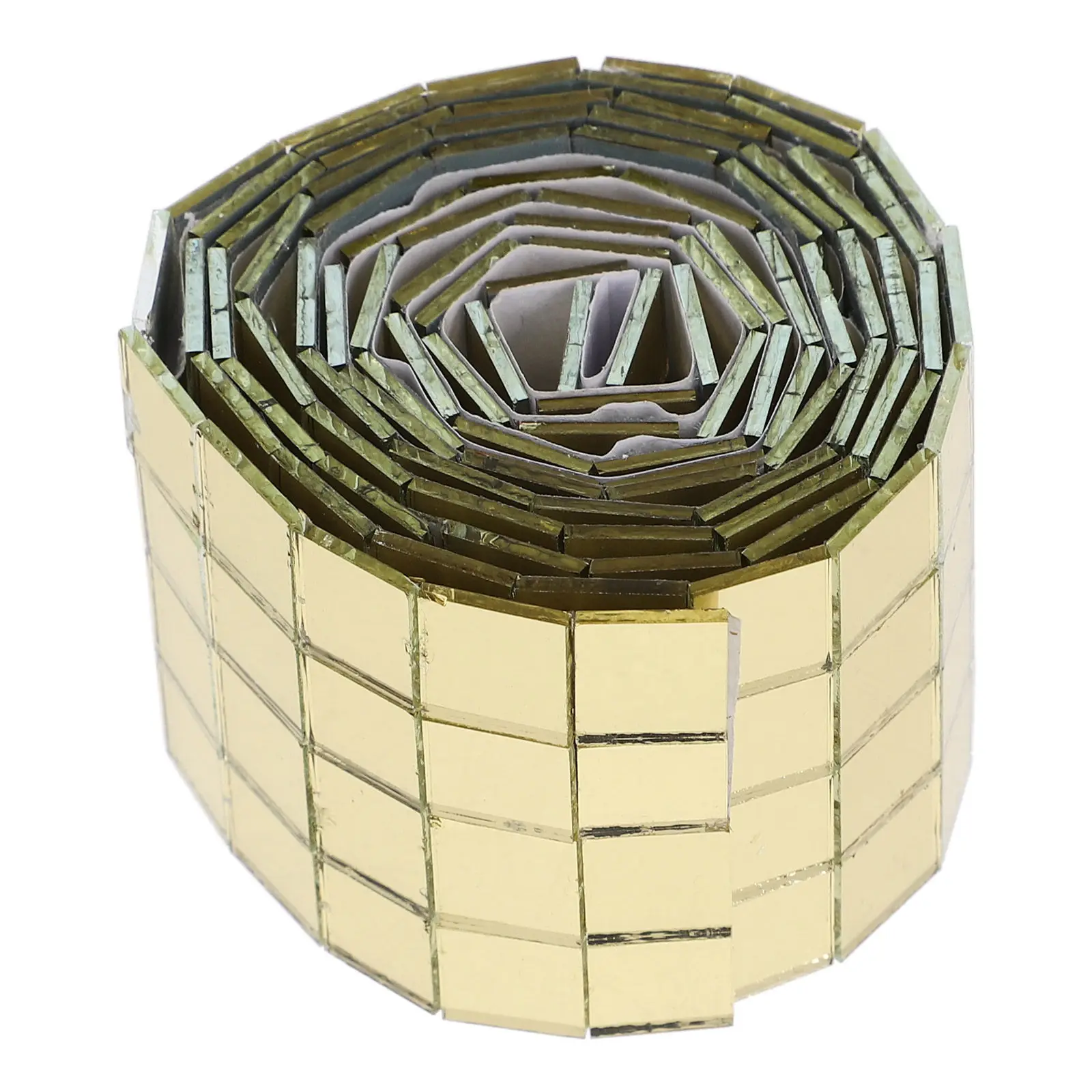 

1 Roll Glass Mirror Stickers Self-Adhesive Mini Square Mosaic Tile Sticker Waterproof Wall Sticker for Home Decor 1464 Pieces