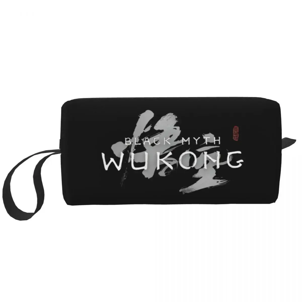 Black Myth Wukong Cosmetic Bag Women Makeup Bags Monkey King Journey To The West GAME Travel Zipper Toiletry Bag Organizer Pouch