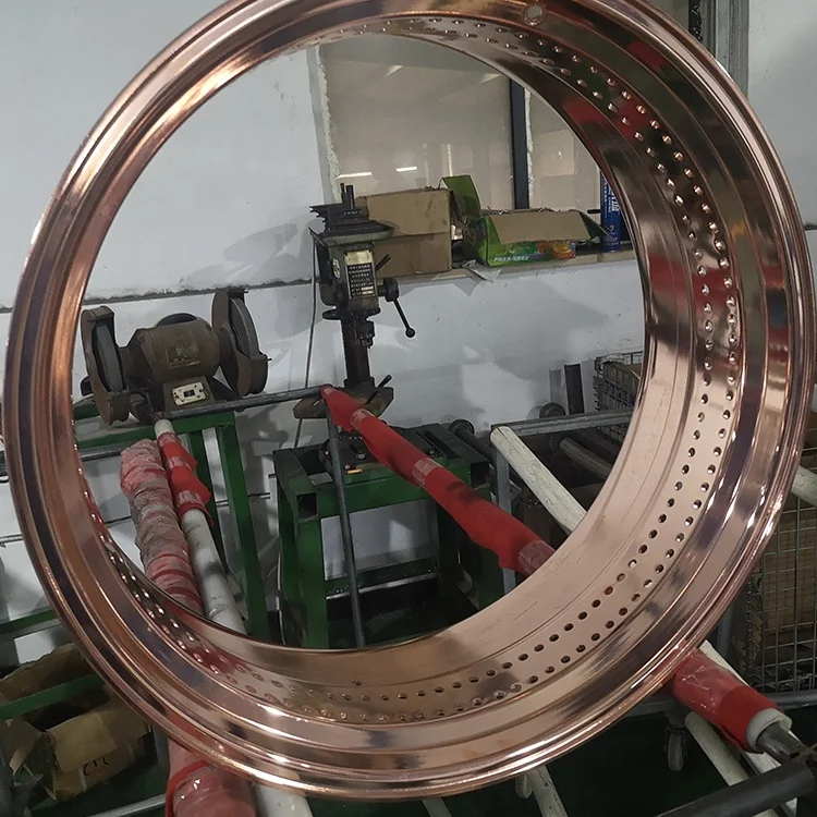 

MGI Professional Custom Universal 22 24 26 Inch Steel Car Rims Wheels Rose Gold Color with Steel Lip