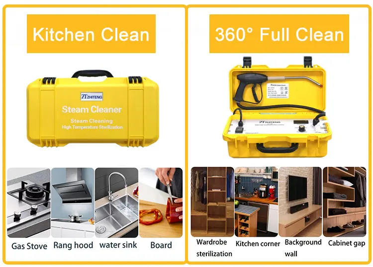 Living Room Furniture Sterilizer High Pressure Floor Brush Cleaning Machines Carpet Steam Cleaners