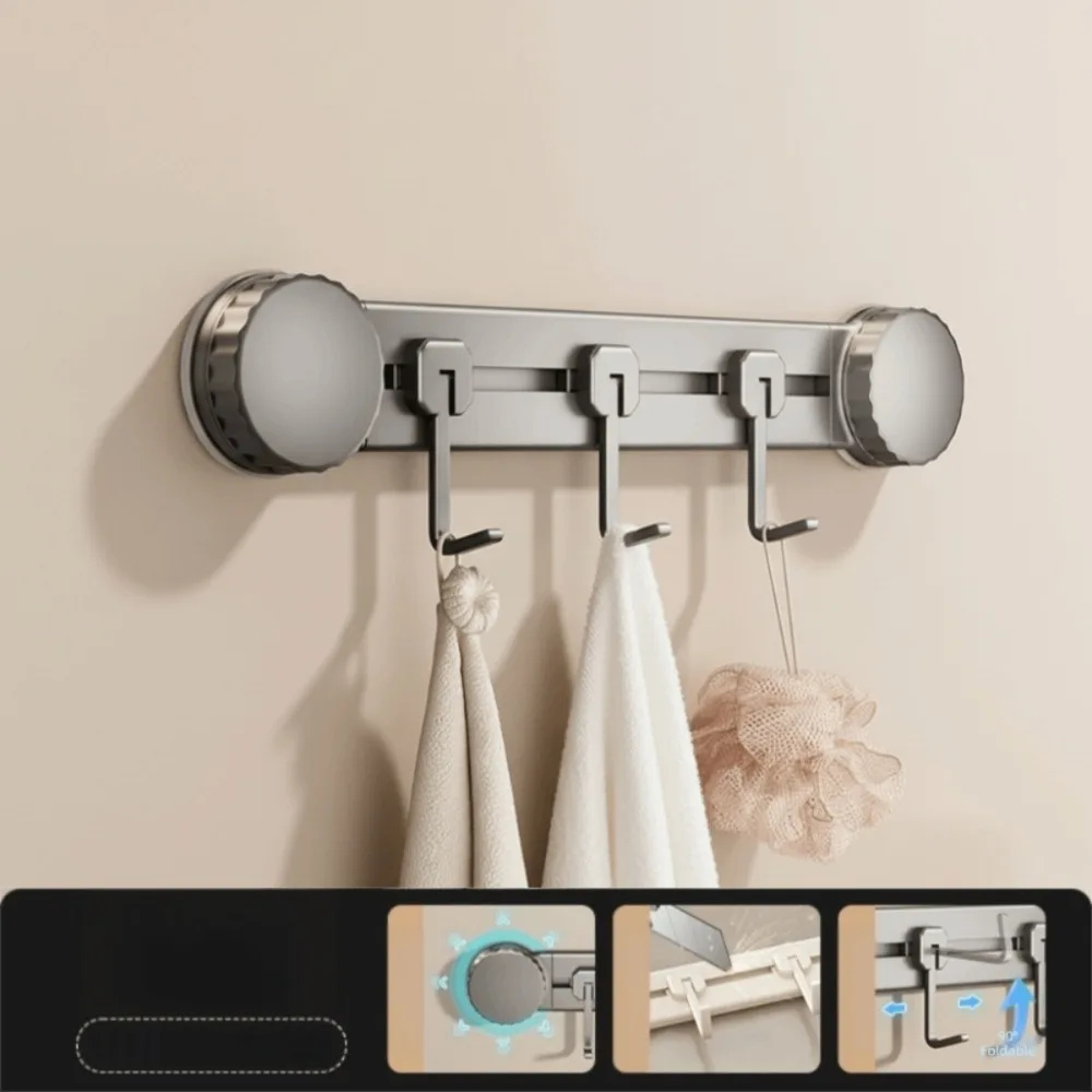 

Крючки на присосках (4/6 шт.) для настенного крепления без сверления, для подвешивания одежды, экономия места, без следов, для хранения на кухне