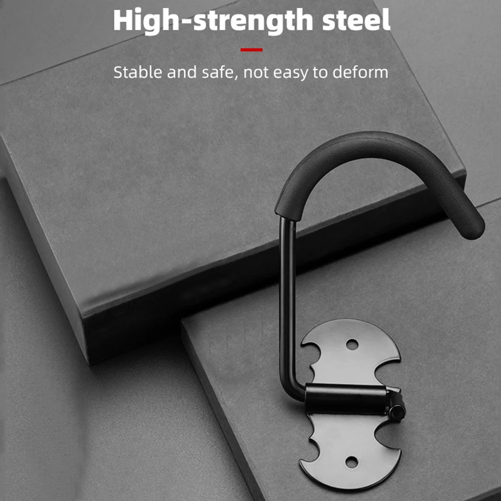 رف تثبيت على الحائط للدراجة، حامل دراجة مقاوم للصدأ، منظم مثبت للدراجة بزاوية 90 درجة للدراجات الجبلية #5