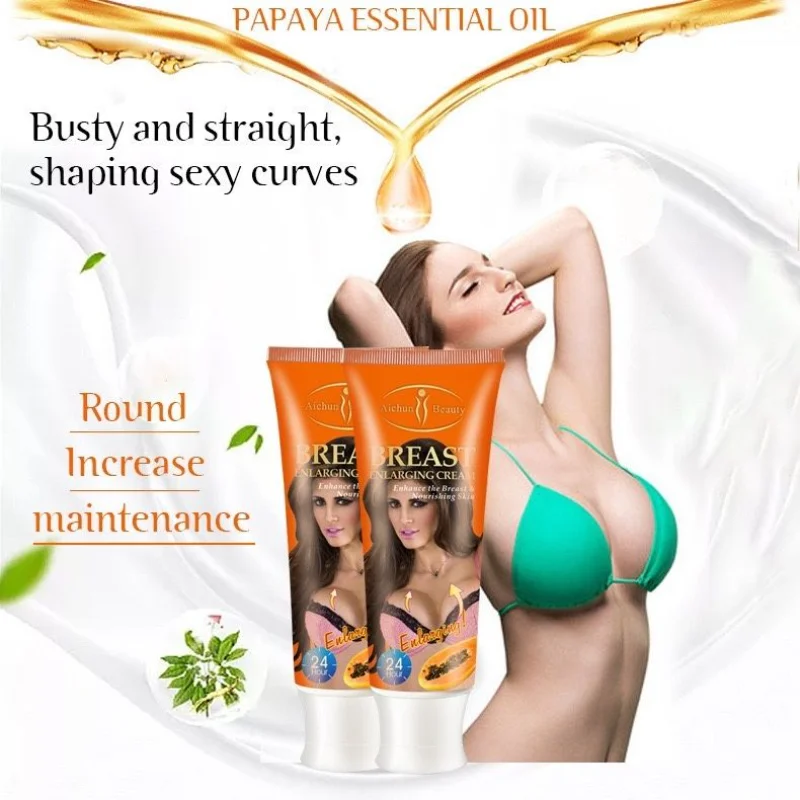 Crema para agrandar los senos Moxa Pure Papaya Crema para senos regordetes Plumpidad rápida y eficaz con pechos sexys 120g