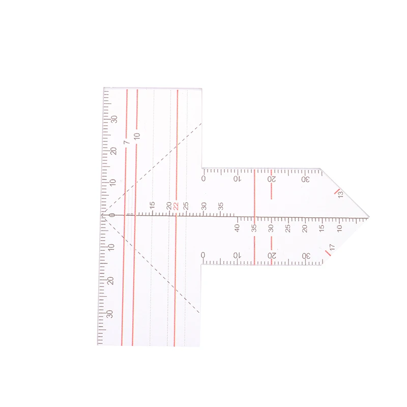 Dental Denture Ruler TO-scale Drawing And Alignment Examination Orthodontic Symmetry Measurements Multifunctional