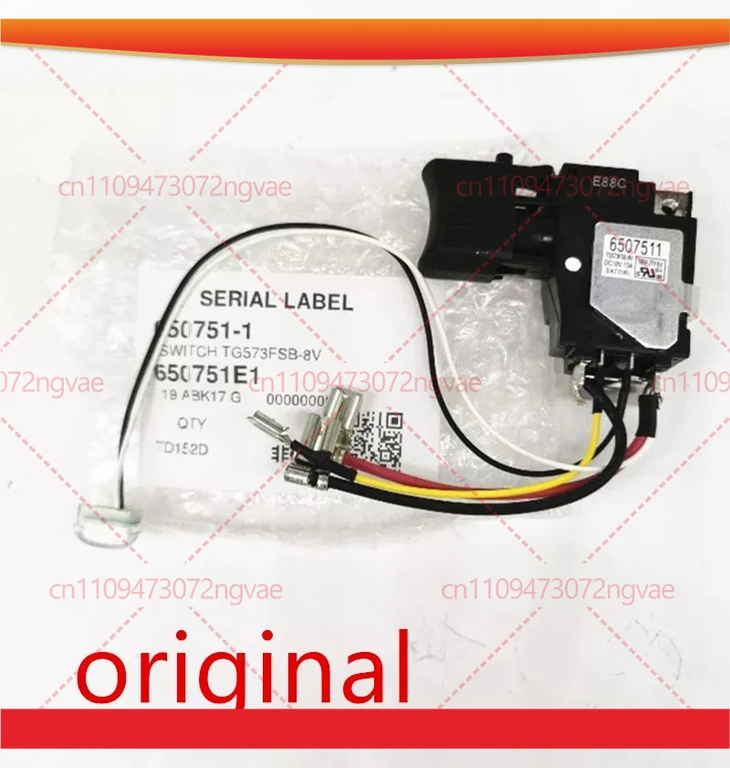 

For Makita TD152D DTD152 DTD152Z DTD152RME DTD152RFE 6507511 Switch