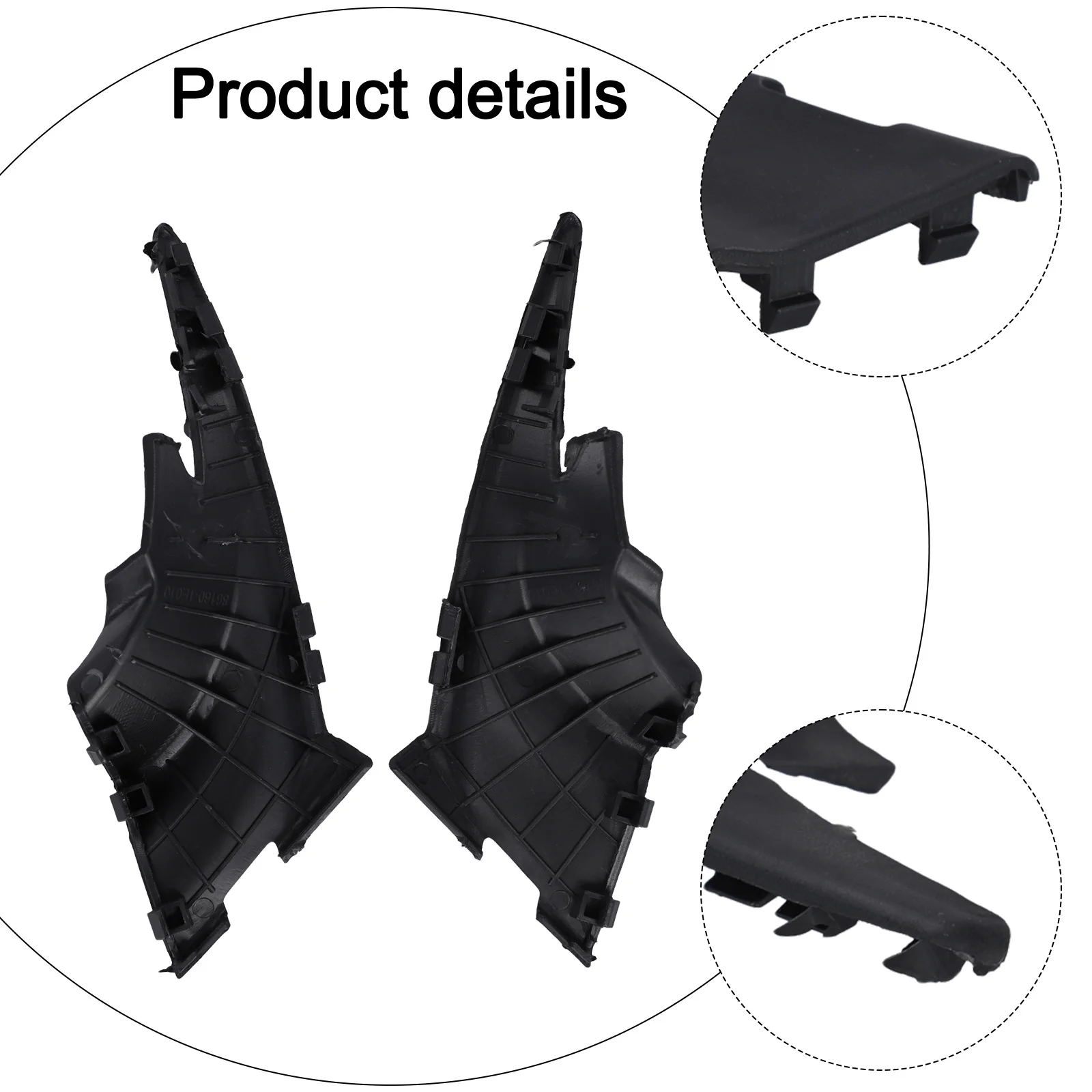 

Wiper Cowl Trim Front Wiper Trim OEM Number 861501E010 OEM Number 861601E010 Direct Replacement Car Maintenance