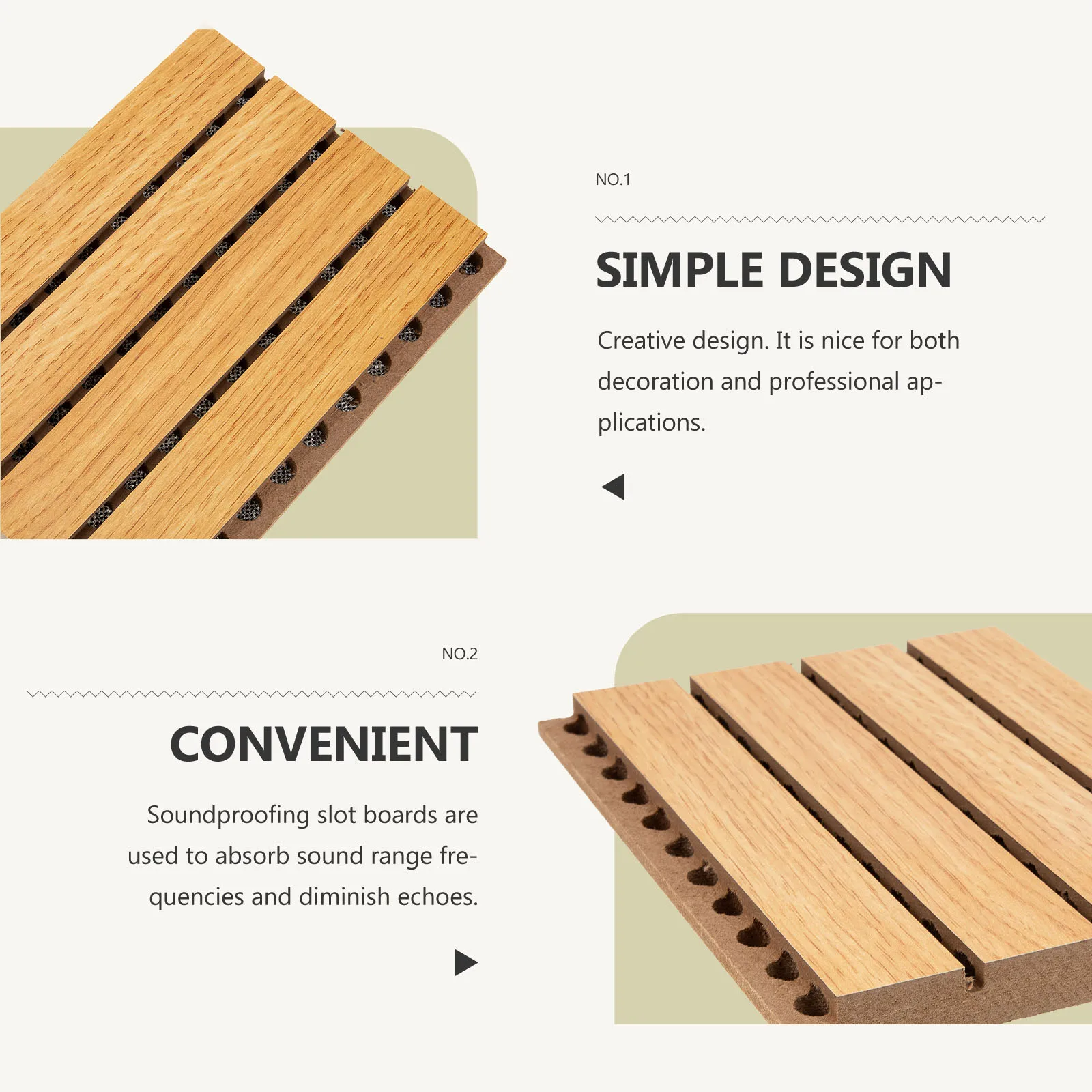 

Wood Perforated Sound Absorbing Panels Acoustic Insulation Wall Boards Studio Soundproofing Material Professional Application