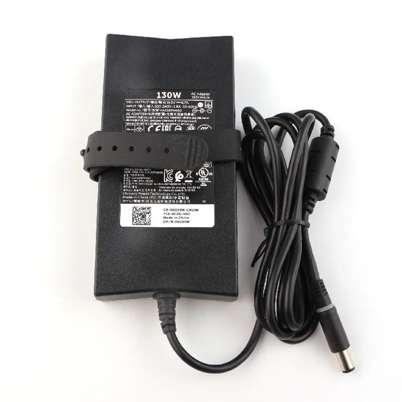 130W Original Laptop AC  Adapter Power Charger PA-4E PA-13 Family JU012 CM161 0X9366 LA130PM121 HA130PM160 19.5V 6.7A 7.4x5.0mm