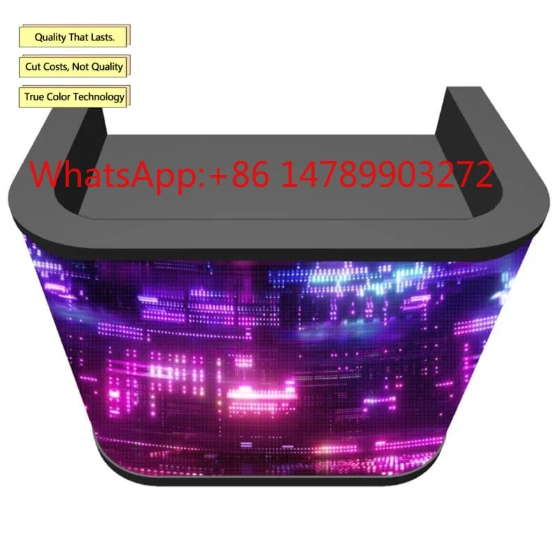 2026 New Upgrade DJ Booth Facade High Brightness Panel Stage Background Decoration