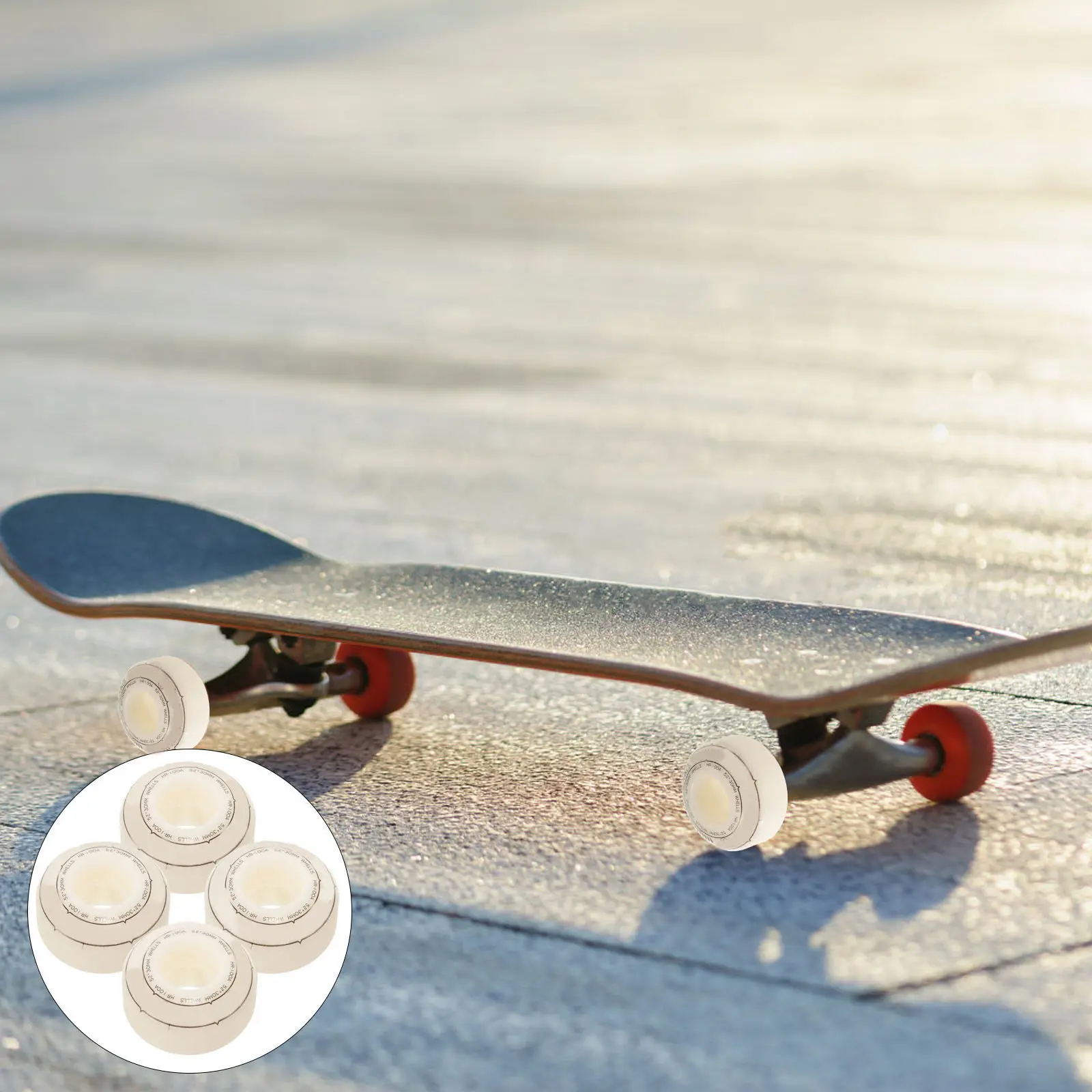 

Комплект из 4 износостойких полиуретановых колес для скейтборда, запасные колеса для лонгборда, гладкие колеса для роликовых коньков, аксессуары для скейтборда